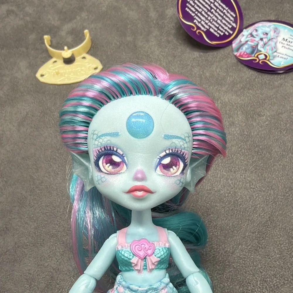 Magic Mixies Pixlings Marina The Mermaid Doll With Stand